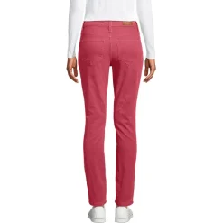 Straight Fit Cordhose Mid Waist für Damen