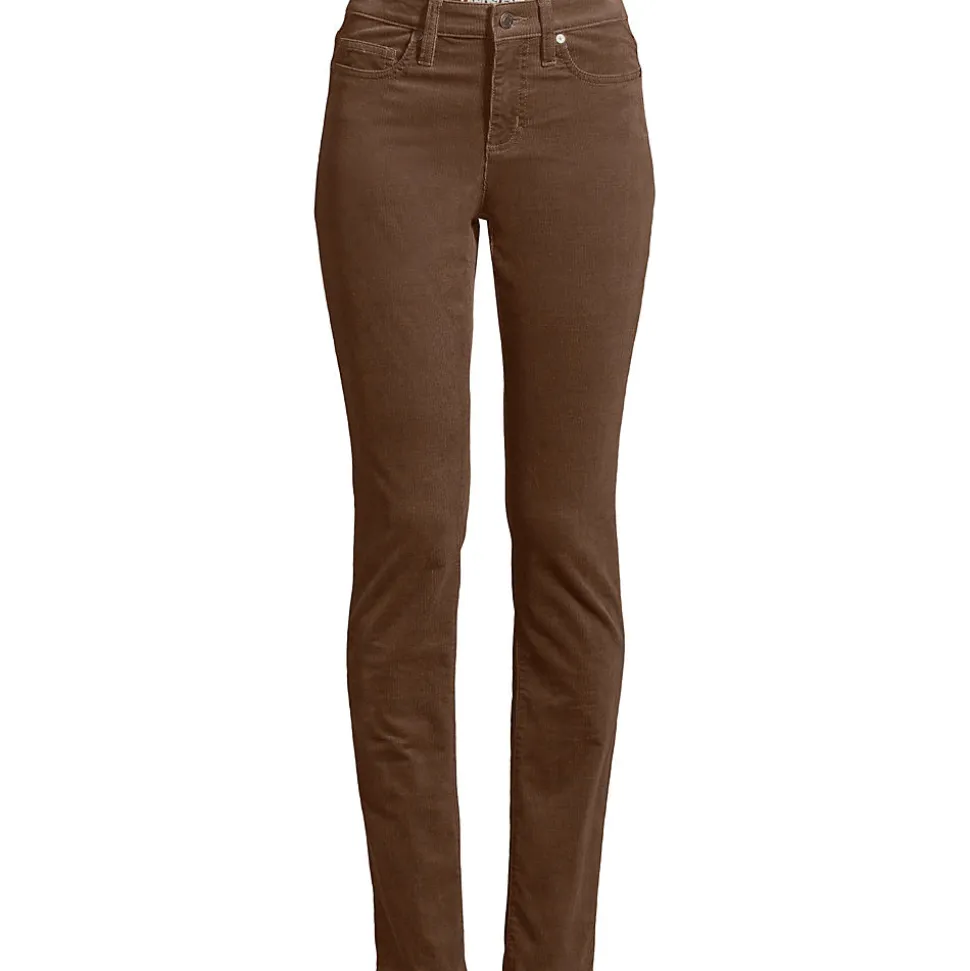 Straight Fit Cordhose Mid Waist für Damen