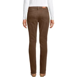 Straight Fit Cordhose Mid Waist für Damen