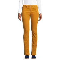 Straight Fit Cordhose Mid Waist für Damen