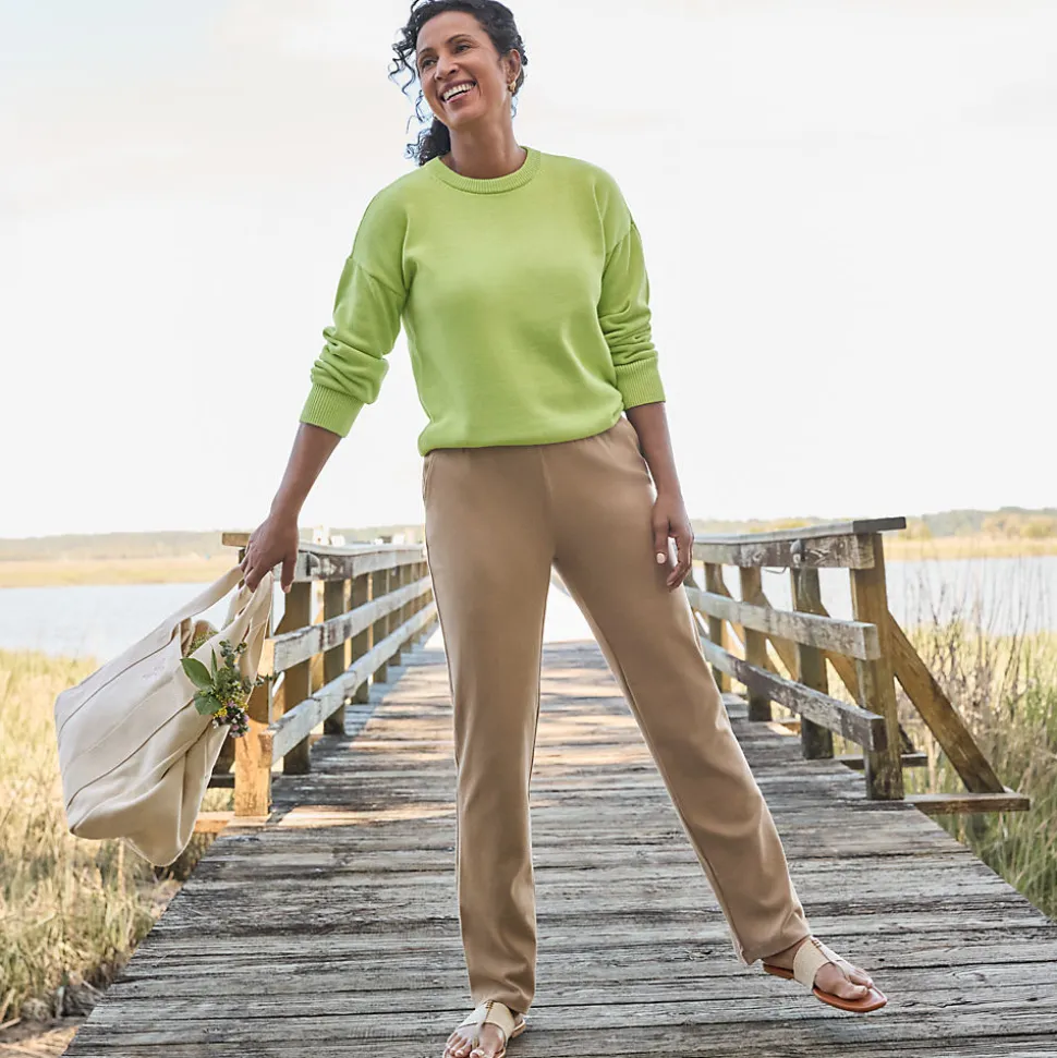 Straight Fit Freizeithose SPORT KNIT für Damen