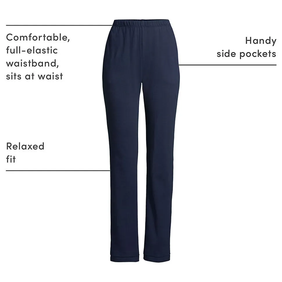 Straight Fit Freizeithose SPORT KNIT für Damen