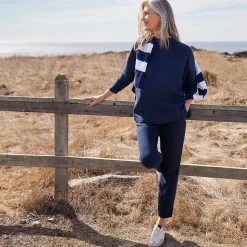 Straight Fit Freizeithose SPORT KNIT für Damen