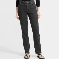 Straight Fit Jeans High Waist