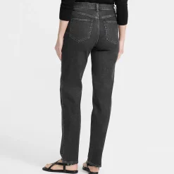 Straight Fit Jeans High Waist
