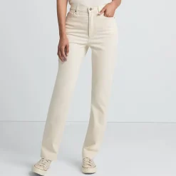 Straight Fit Jeans High Waist