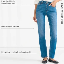 Straight Fit Recover High Waist Jeans