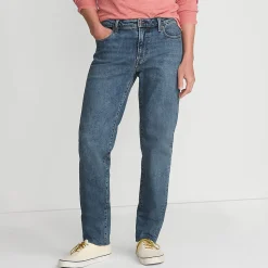 Straight Fit Stretch-Denim Jeans