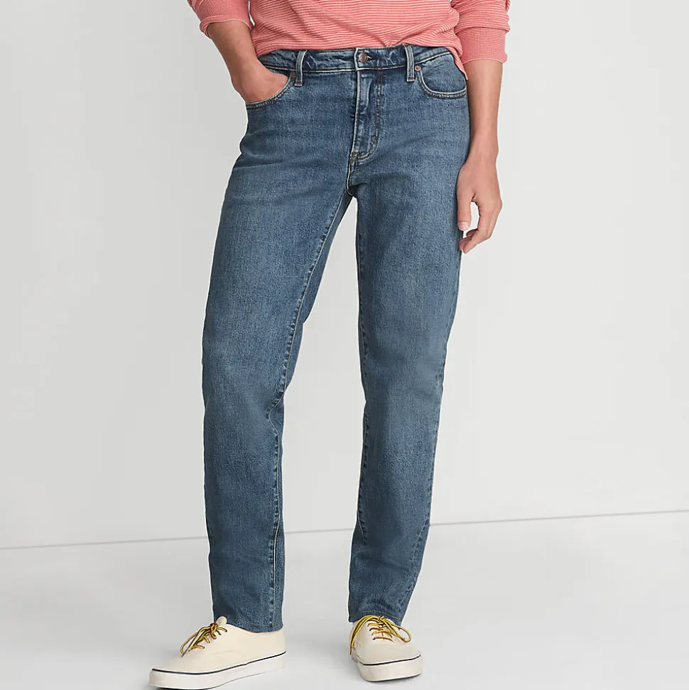 Straight Fit Stretch-Denim Jeans
