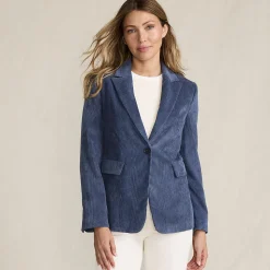 Stretchcord-Blazer für Damen