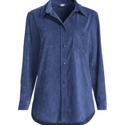 Stretchcord-Bluse für Damen