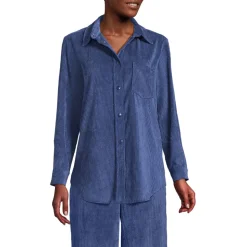 Stretchcord-Bluse für Damen