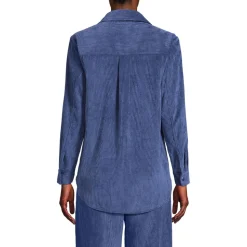 Stretchcord-Bluse für Damen