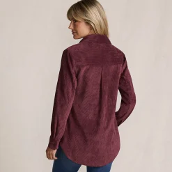 Stretchcord-Bluse für Damen