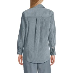 Stretchcord-Bluse für Damen