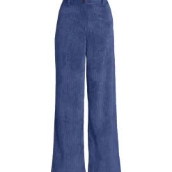 Stretchcord-Hose mit weitem Bein für Damen