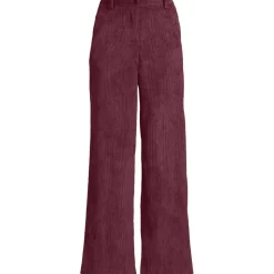 Stretchcord-Hose mit weitem Bein für Damen