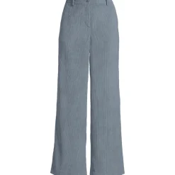 Stretchcord-Hose mit weitem Bein für Damen