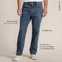 Stretch-Denim Jeans, Classic Fit