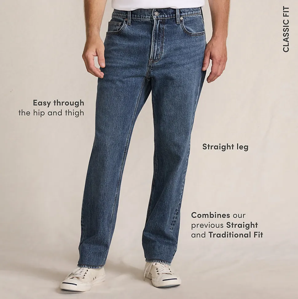 Stretch-Denim Jeans, Classic Fit