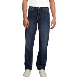 Stretch-Denim Jeans mit Komfortbund und Flanellfutter für Herren, Classic Fit