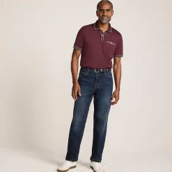 Stretch-Denim Jeans mit Komfortbund und Flanellfutter für Herren, Classic Fit
