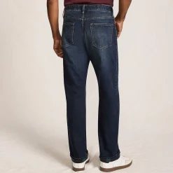 Stretch-Denim Jeans mit Komfortbund und Flanellfutter für Herren, Classic Fit