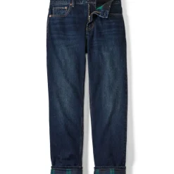 Stretch-Denim Jeans mit Komfortbund und Flanellfutter für Herren, Classic Fit