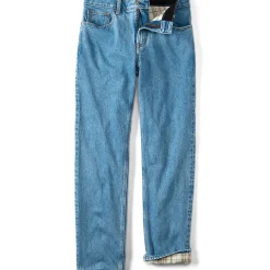 Stretch-Denim Jeans mit Komfortbund und Flanellfutter für Herren, Classic Fit
