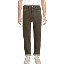 Stretch-Denim Jeans mit Komfortbund und Flanellfutter für Herren, Classic Fit