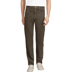 Stretch-Denim Jeans mit Komfortbund und Flanellfutter für Herren, Classic Fit