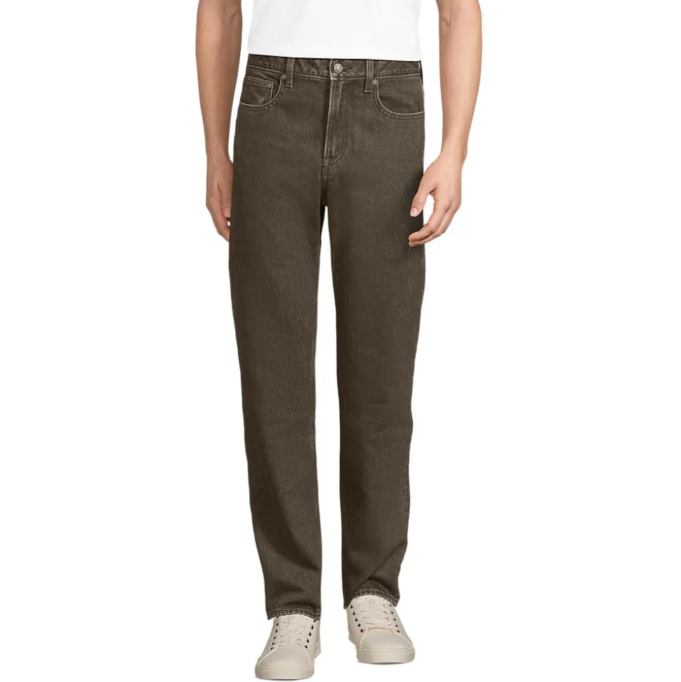 Stretch-Denim Jeans mit Komfortbund und Flanellfutter für Herren, Classic Fit