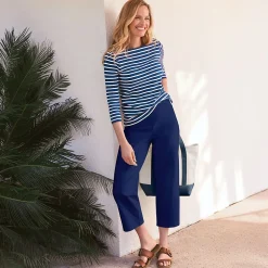 Stretch-Freizeithose in 3/4-Länge für Damen