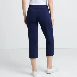 Stretch-Freizeithose in 3/4-Länge für Damen