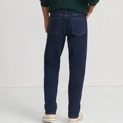 Stretch-Jeans mit Flanellfutter und Komfortbund für Herren, Classic Fit