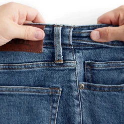 Stretch-Jeans mit Flanellfutter und Komfortbund für Herren, Classic Fit