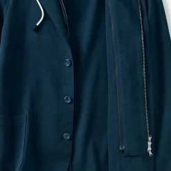 Strick-Blazer mit abnehmbarer Kapuze für Herren