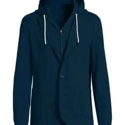 Strick-Blazer mit abnehmbarer Kapuze für Herren