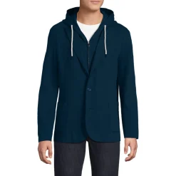 Strick-Blazer mit abnehmbarer Kapuze für Herren
