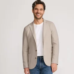 Strick-Blazer mit abnehmbarer Kapuze für Herren