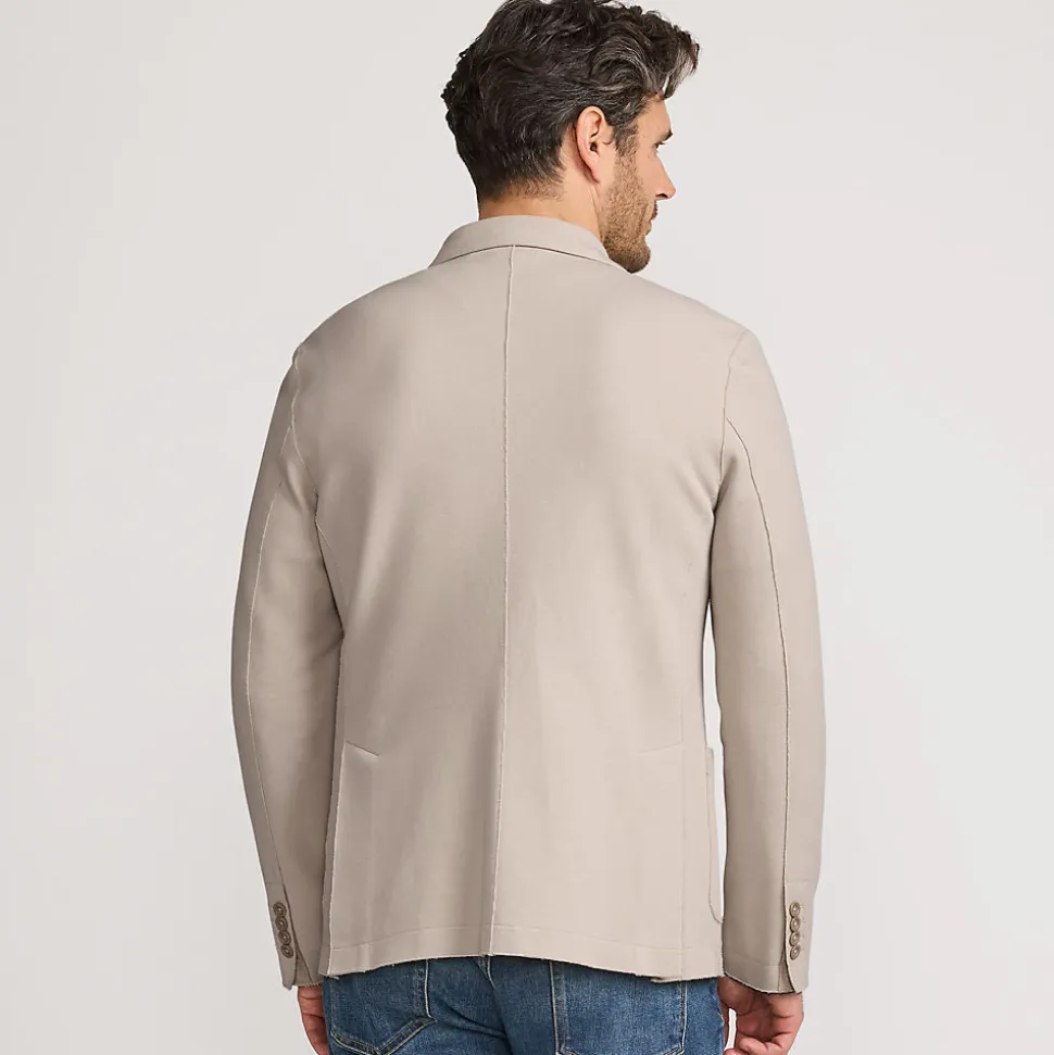 Strick-Blazer mit abnehmbarer Kapuze für Herren