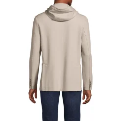 Strick-Blazer mit abnehmbarer Kapuze für Herren