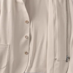 Strick-Blazer mit abnehmbarer Kapuze für Herren