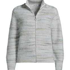 Strick-Cardigan mit Reißverschluss für Damen