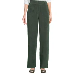 Strickcord-Hose Straight Fit für Damen