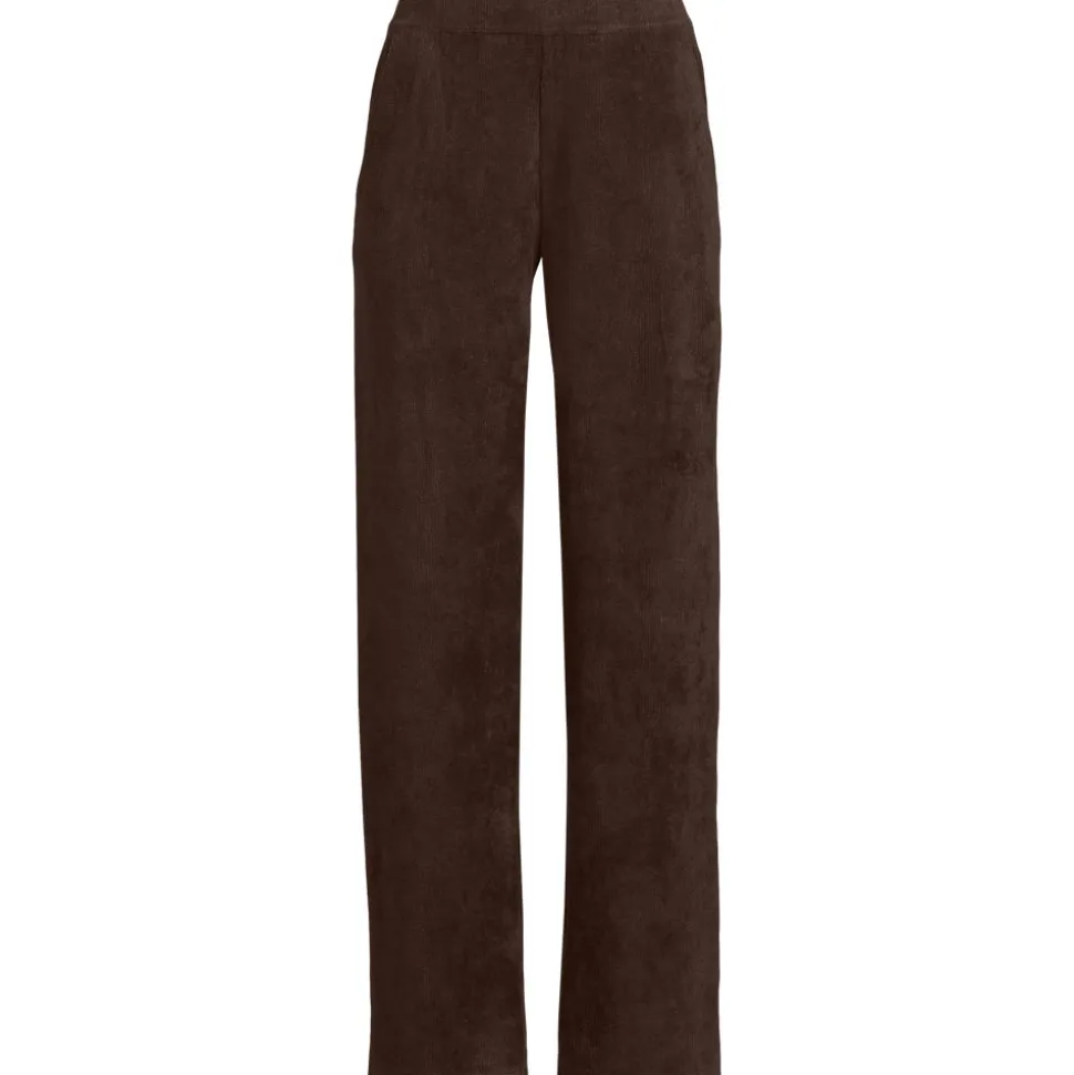 Strickcord-Hose Straight Fit für Damen
