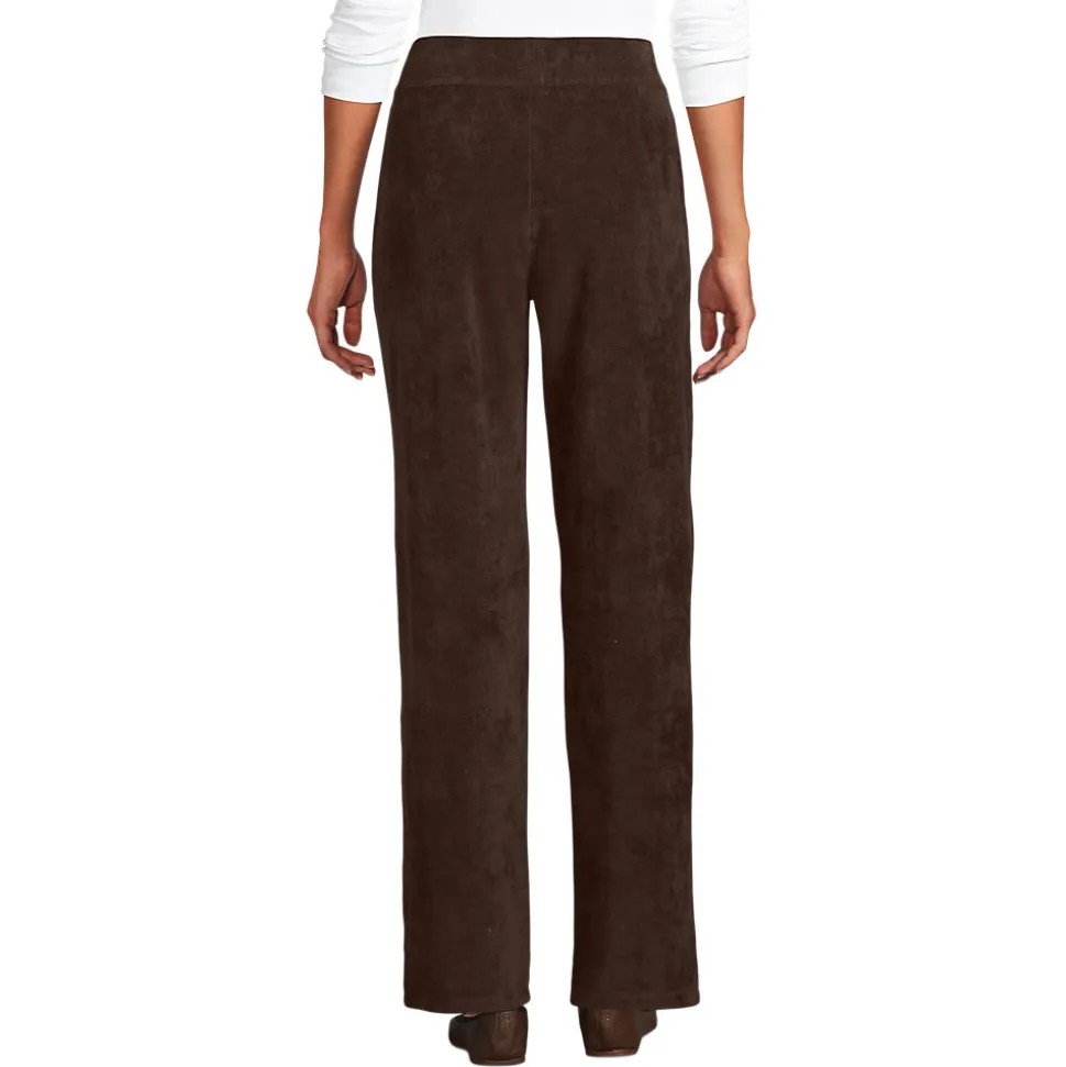Strickcord-Hose Straight Fit für Damen