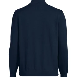 Strickjacke mit Stepp-Einsatz und Reißverschluss für Herren