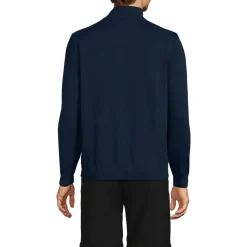Strickjacke mit Stepp-Einsatz und Reißverschluss für Herren