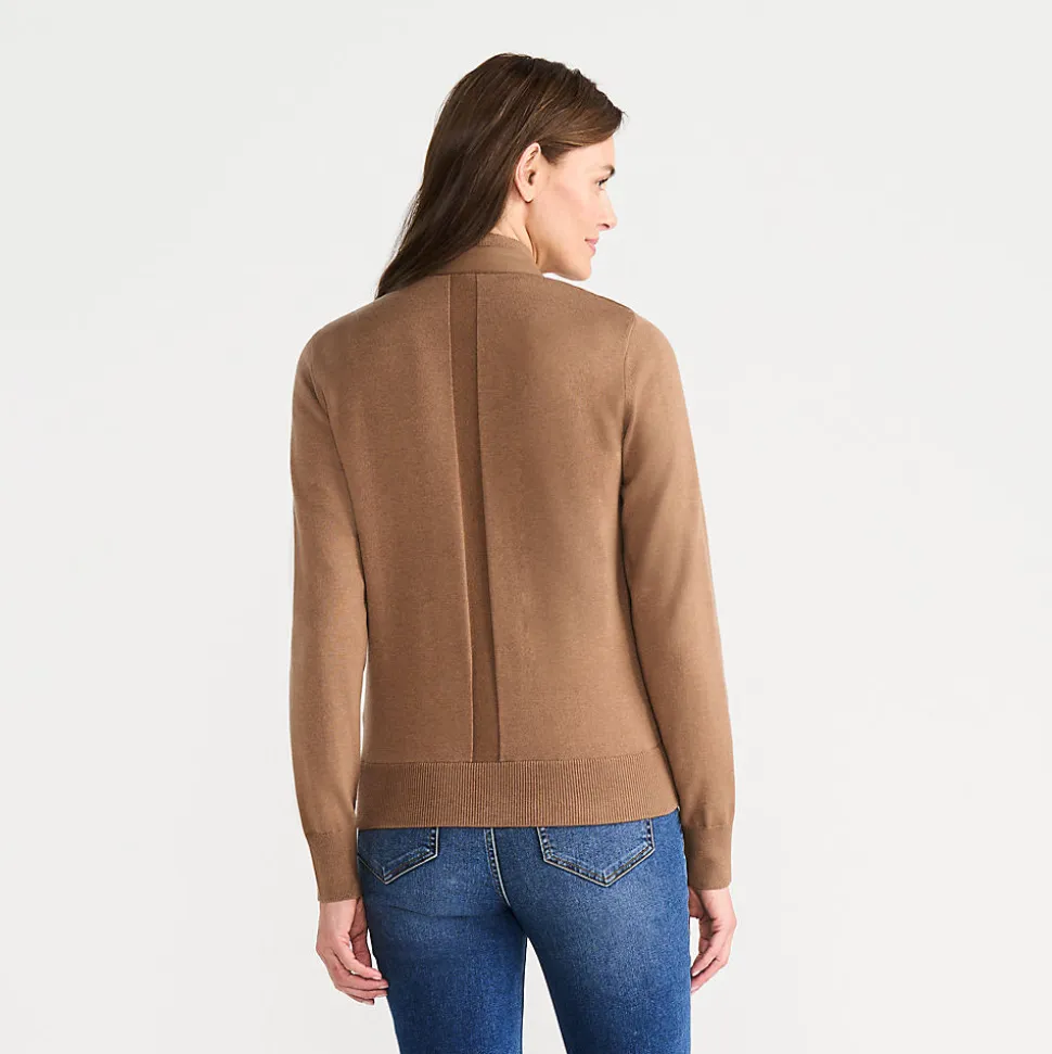 Strick- & Stepp-Bomberjacke für Damen